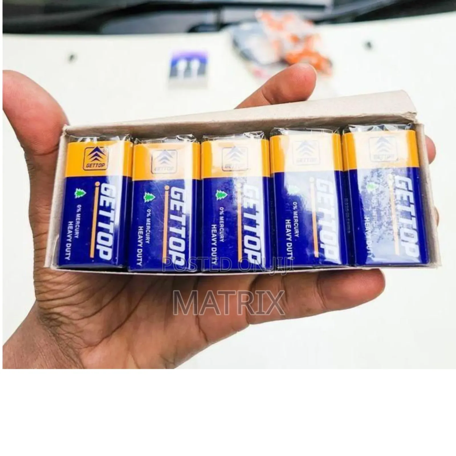Gettop 9v Alkaline Batteries – Pack of 10 - (Non-Recheargeable)