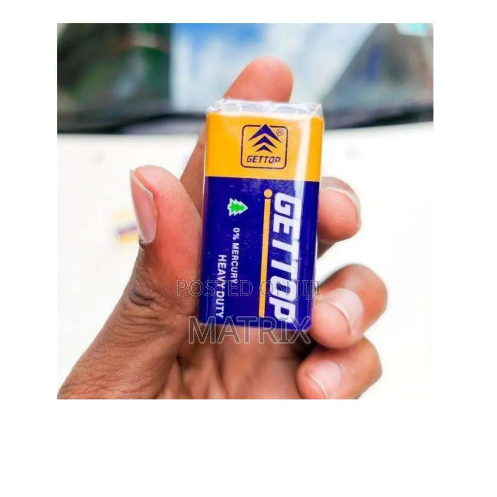 Gettop 9v Alkaline Batteries – Pack of 10 - (Non-Recheargeable)