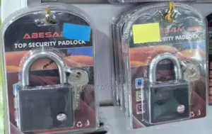 Abesam Heavy Duty Lock Padlock (70 Mm) - 3 Keys - Standard Security