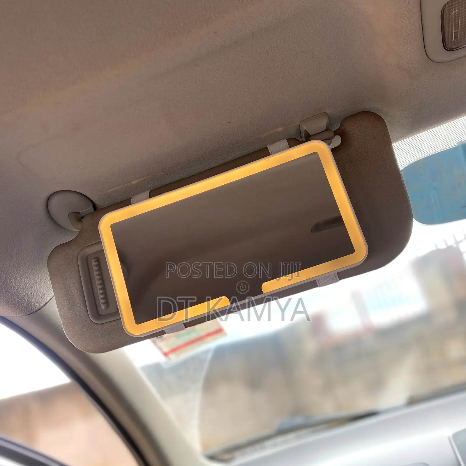 Led Car Sun Visor Mirror - Rechargeable Makeup Mirror With Lights