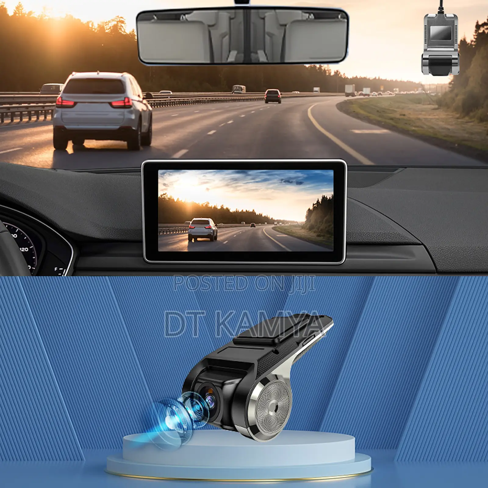 Car Android Radio Dashcam / Portable Dash Camera DVR Video Recorder