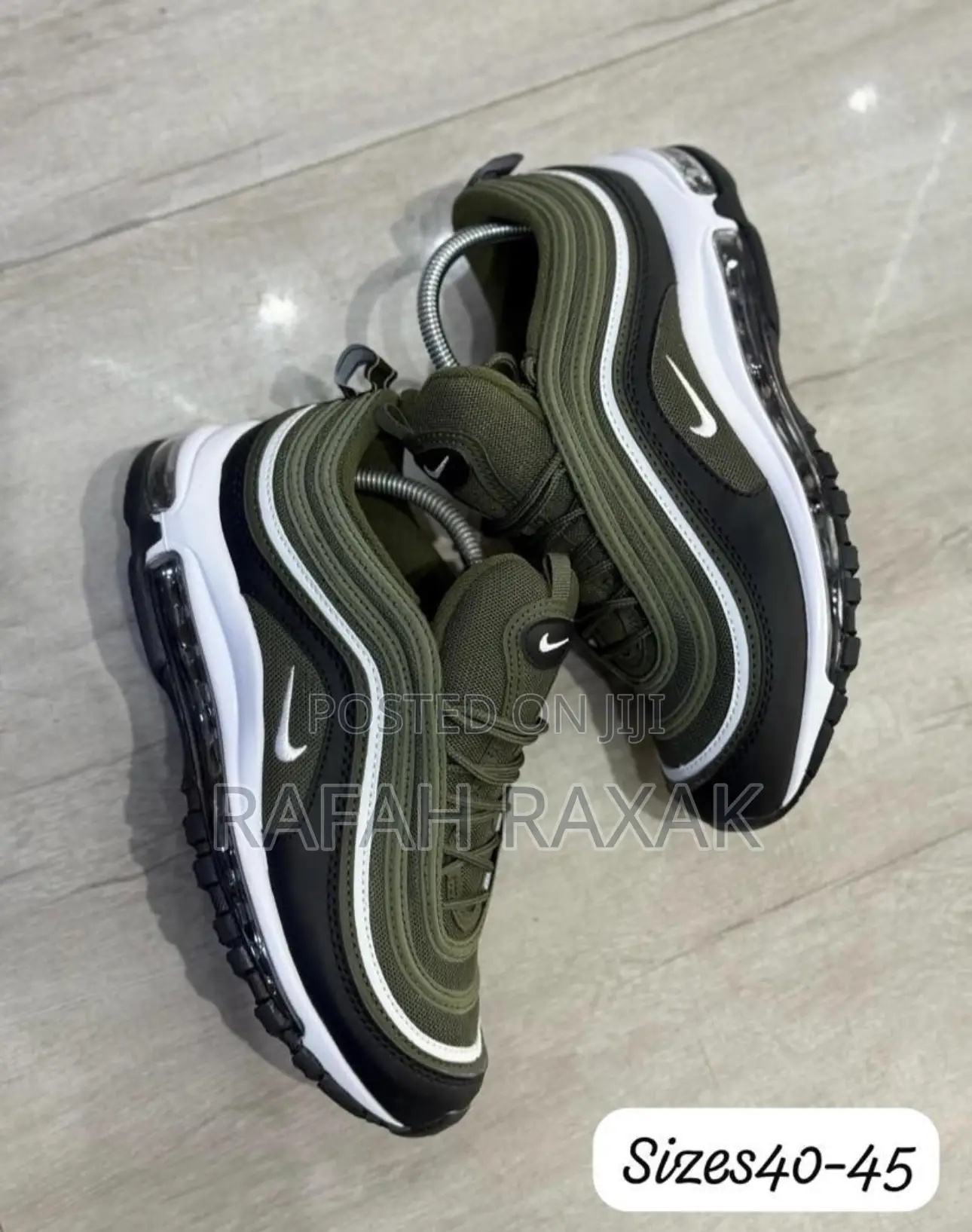 Original Green Olive Nike Air Max 97 Sneakers