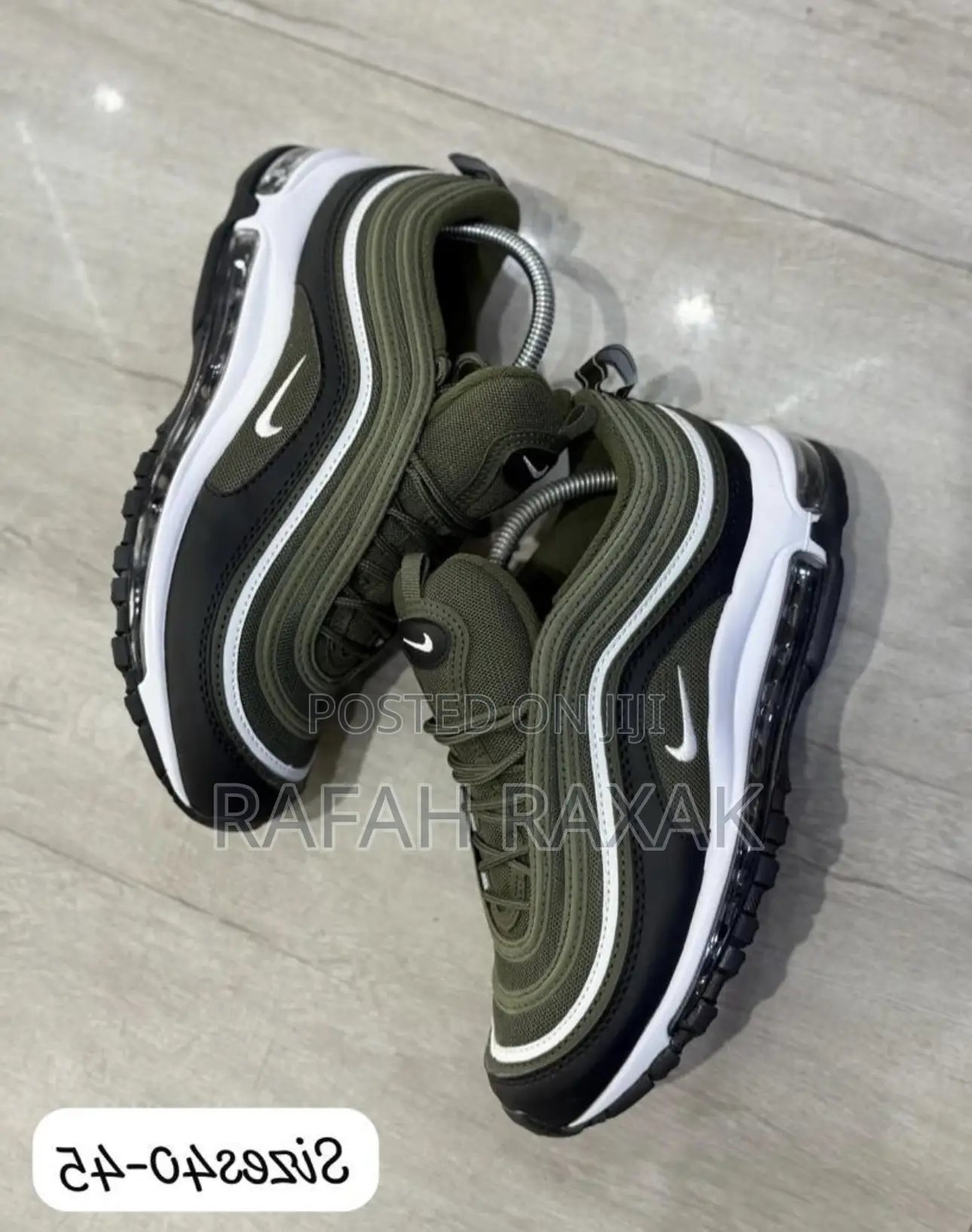 Original Green Olive Nike Air Max 97 Sneakers