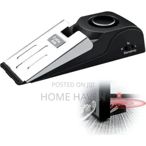 Portable Dual-Function Door Stop Security Alarm