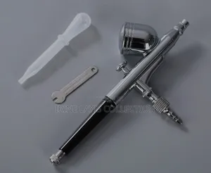 Dual-Action Gravity Feed Airbrush Gun.