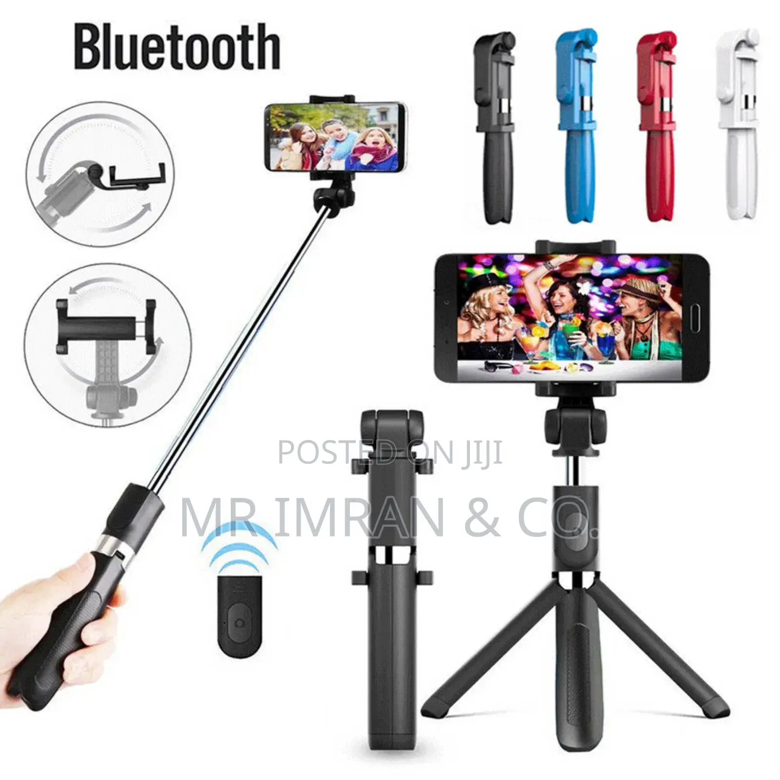 2-in-1 Bluetooth Selfie Stick and Tripod