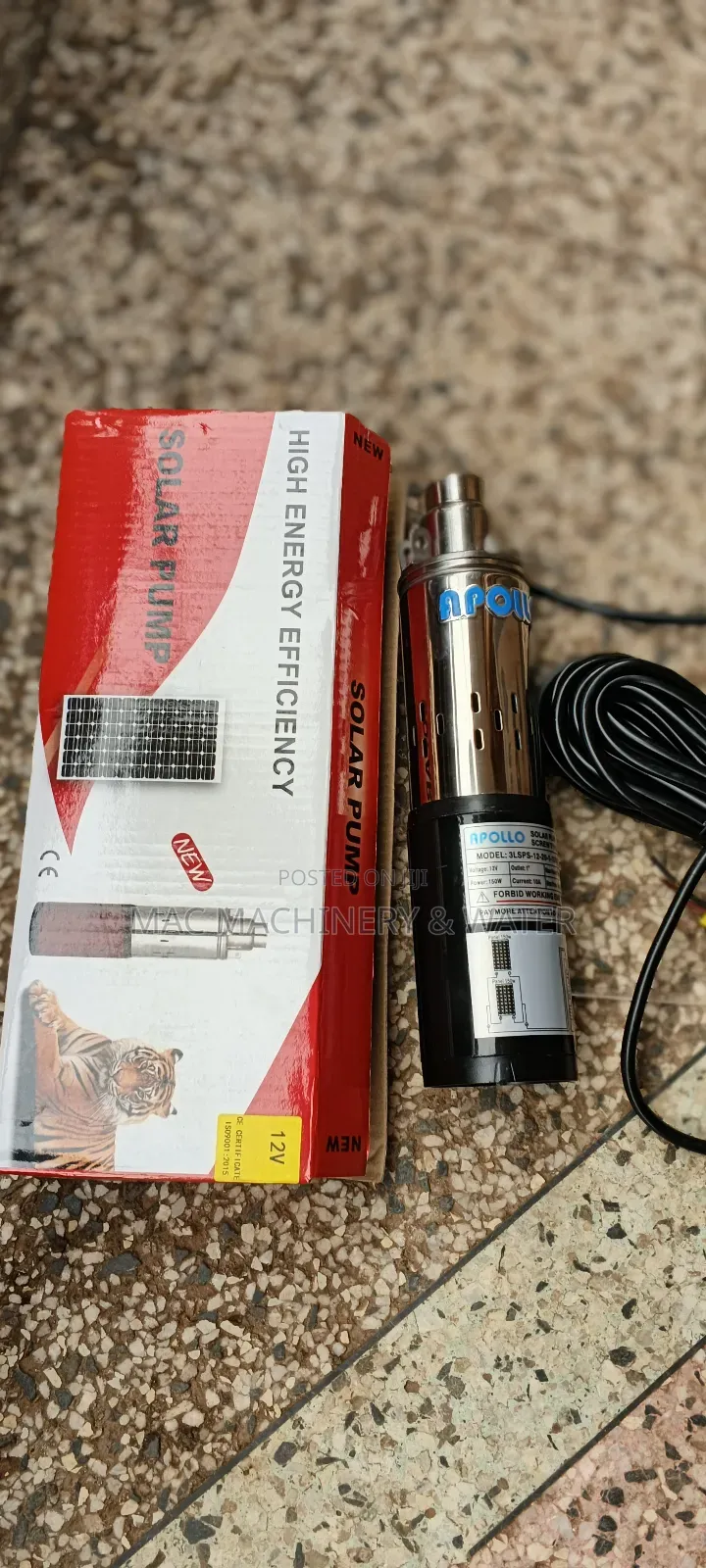 Dc / Solar Submersible Water Pump/ Fountain Pump 20meters