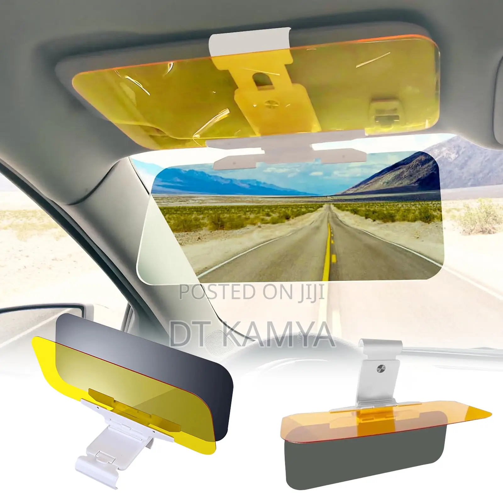 Day/Night Polarized Clip on Sun Visor Extender for All Cars