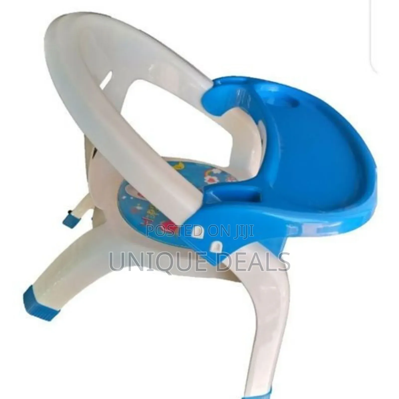 Plastic Feeding Chair With Removable Tray| Soft Cushion Seat 