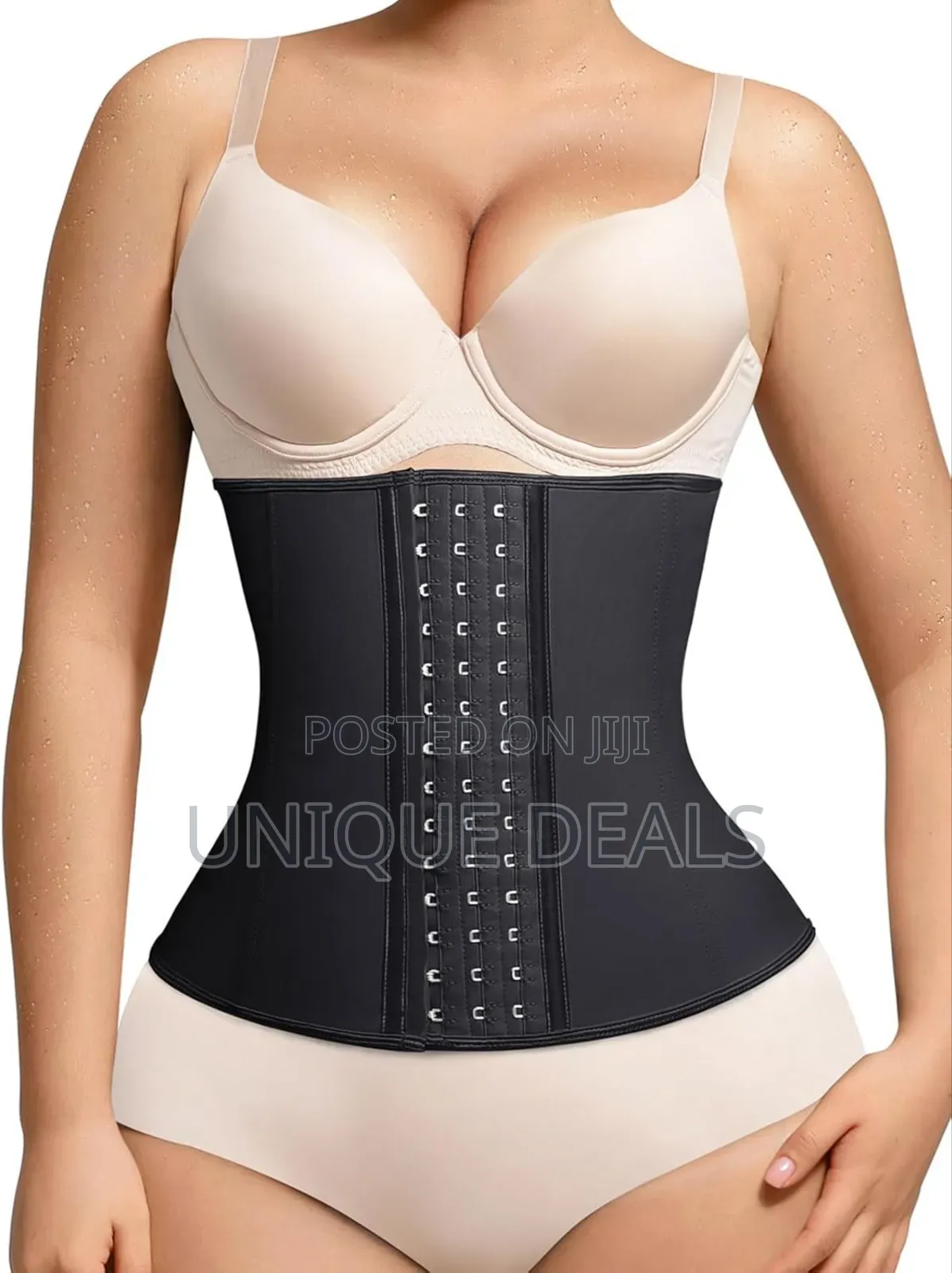 Women's Underbust Corset Latex Waist Trainer Body Shaper