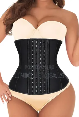 Women's Underbust Corset Latex Waist Trainer Body Shaper