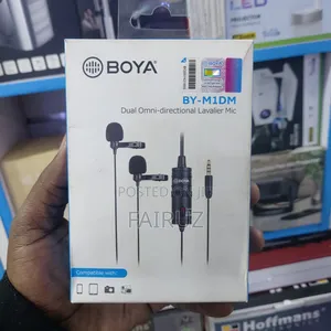 Boya M1dm Dual Omni Directional Lavalier Mic