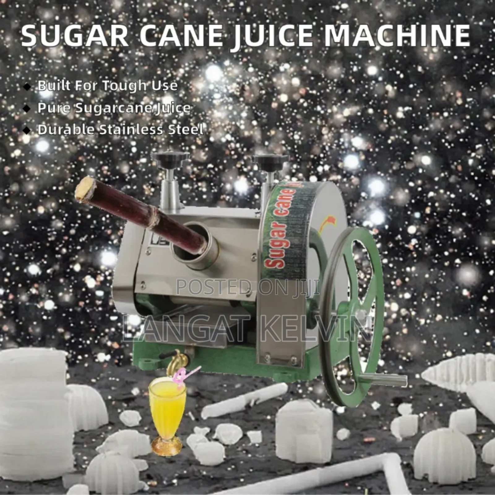 Manual Sugarcane Juice Extractor Machine – Strong Efficient