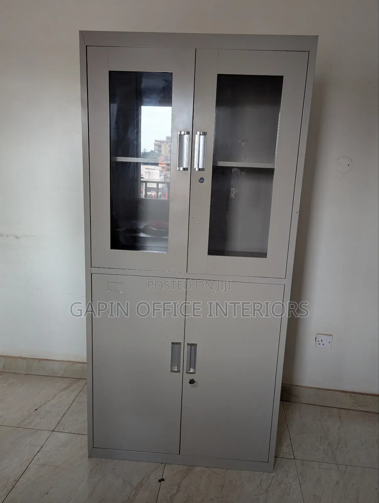 Half Glass Filing Cabinet