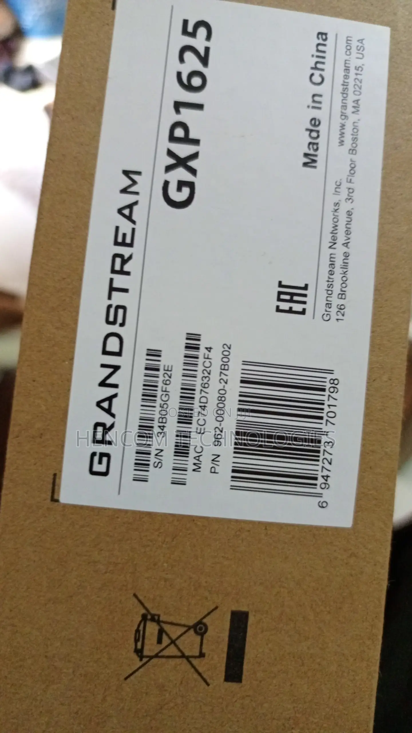 Grand Stream Gxp1625