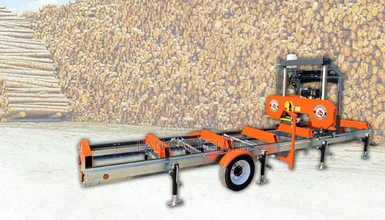 Original Industrial Portable Band Sawmill – Wood Cutting Machine