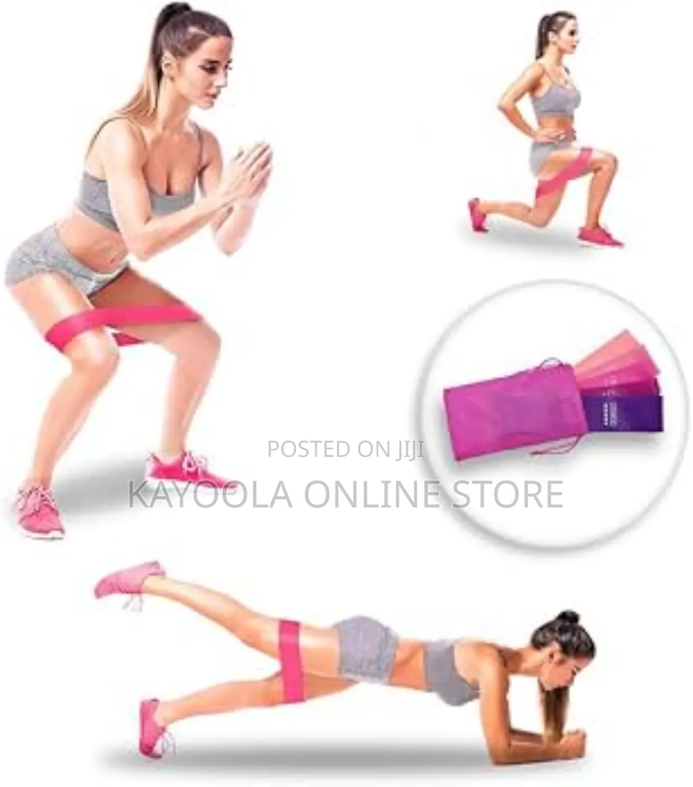 5 Pieces Fitness Elastic Resistance Band .