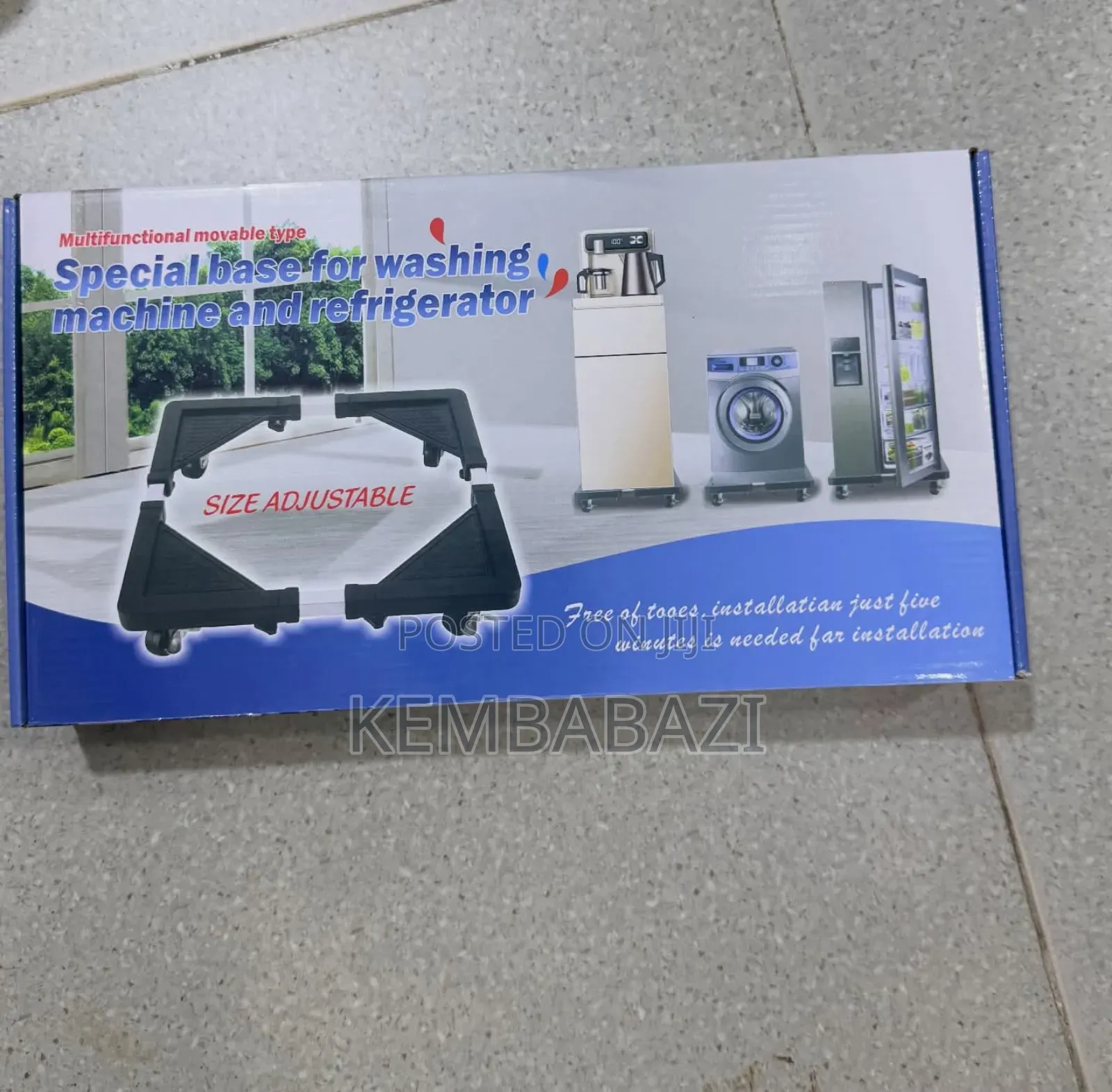 Movable Base for Washing Machines and Refrigerators