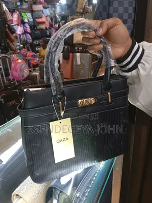 A Black Qaza Brand Women's Handbag