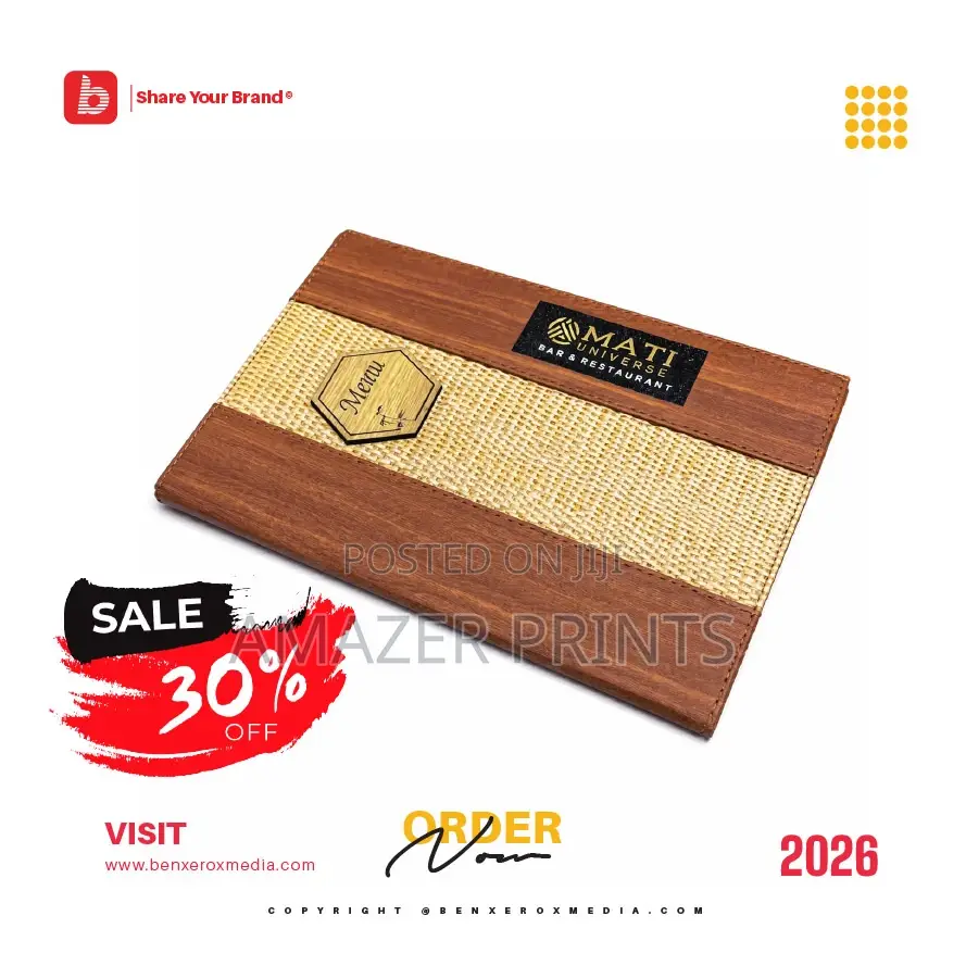 Customized Menu Books