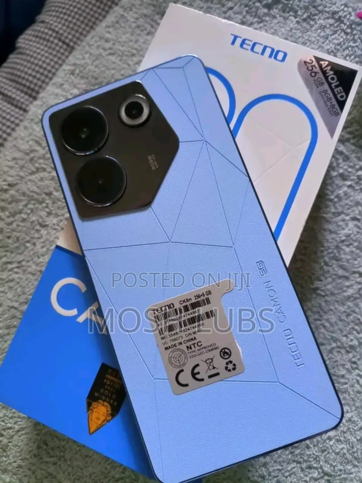 New Tecno Camon 20 Pro 5G 256 GB Blue