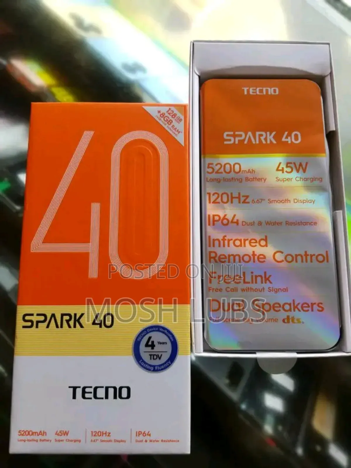 New Tecno Spark 40 256 GB Gray