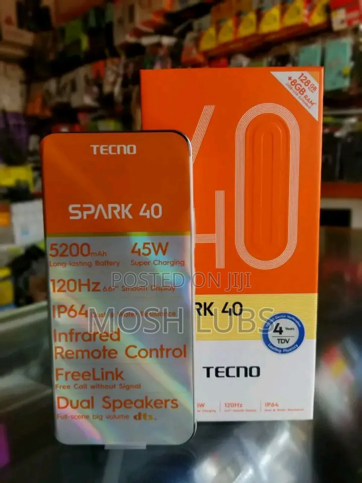 New Tecno Spark 40 256 GB Gray