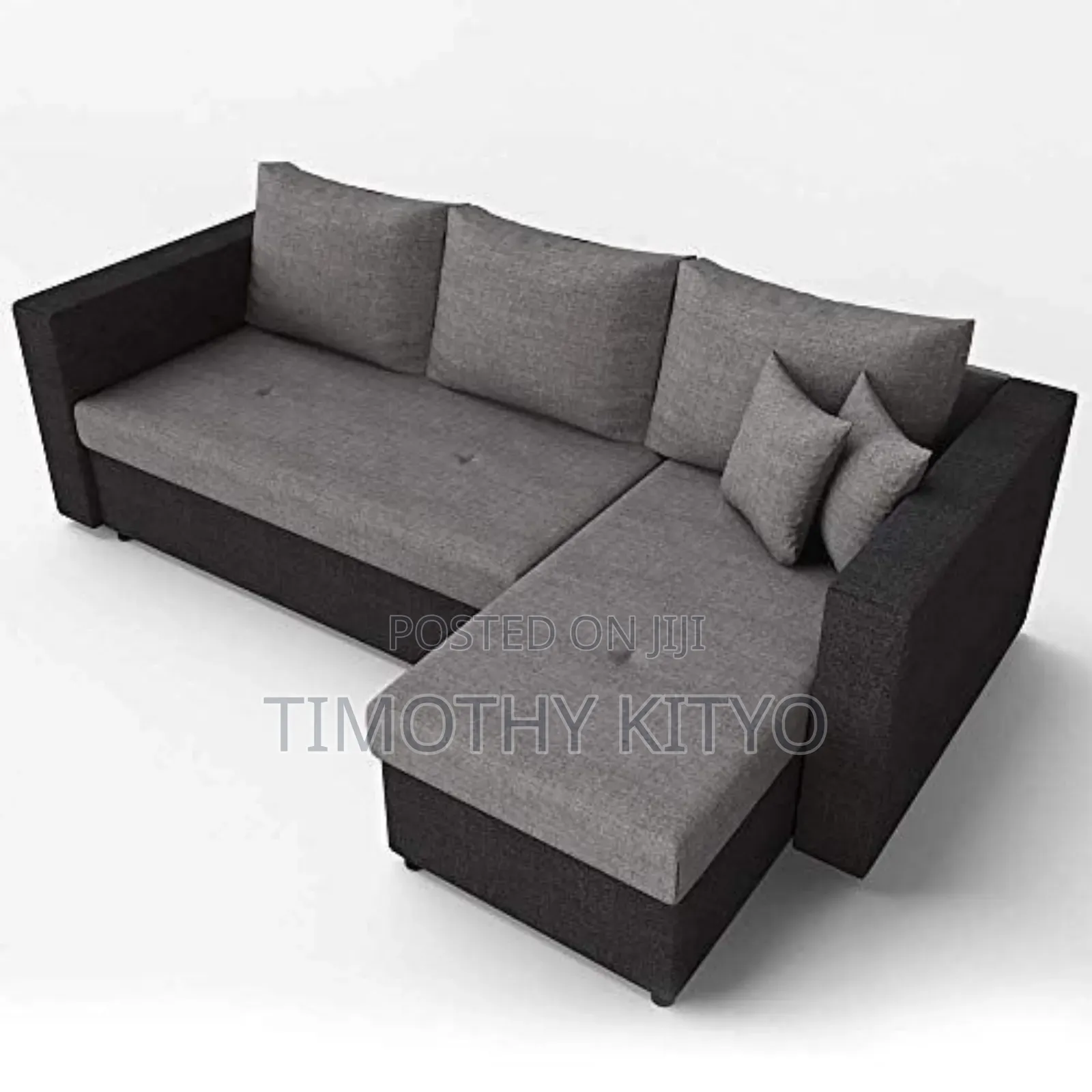 Classy L Sofa Bed in Quality Fabric