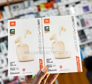 JBL Live Pro + Gold Earbuds