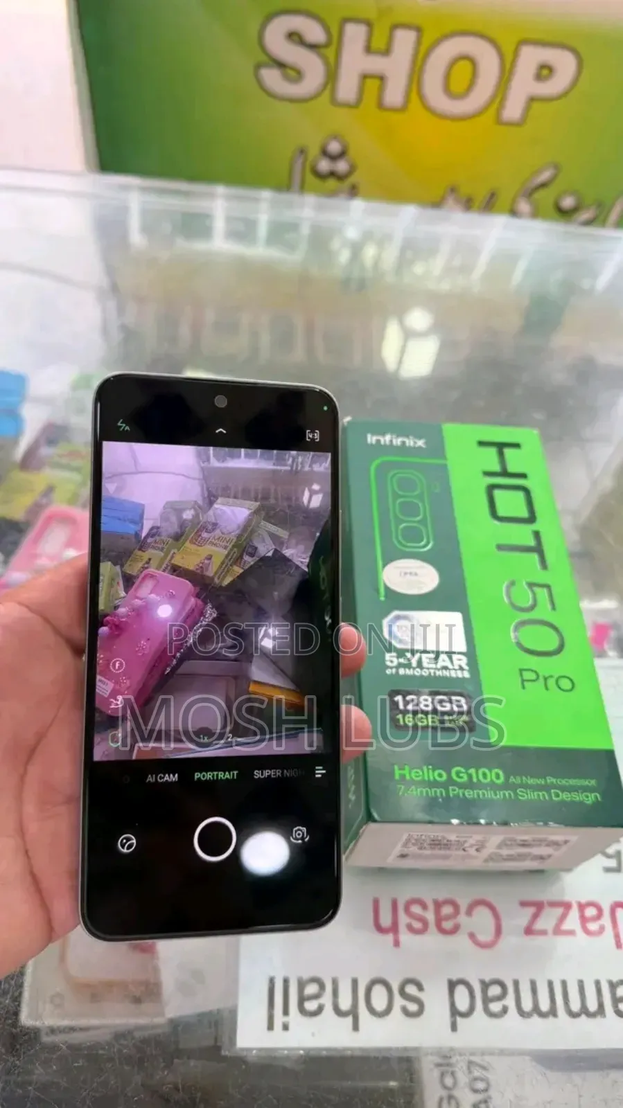New Infinix Hot 50 Pro 256 GB Gray