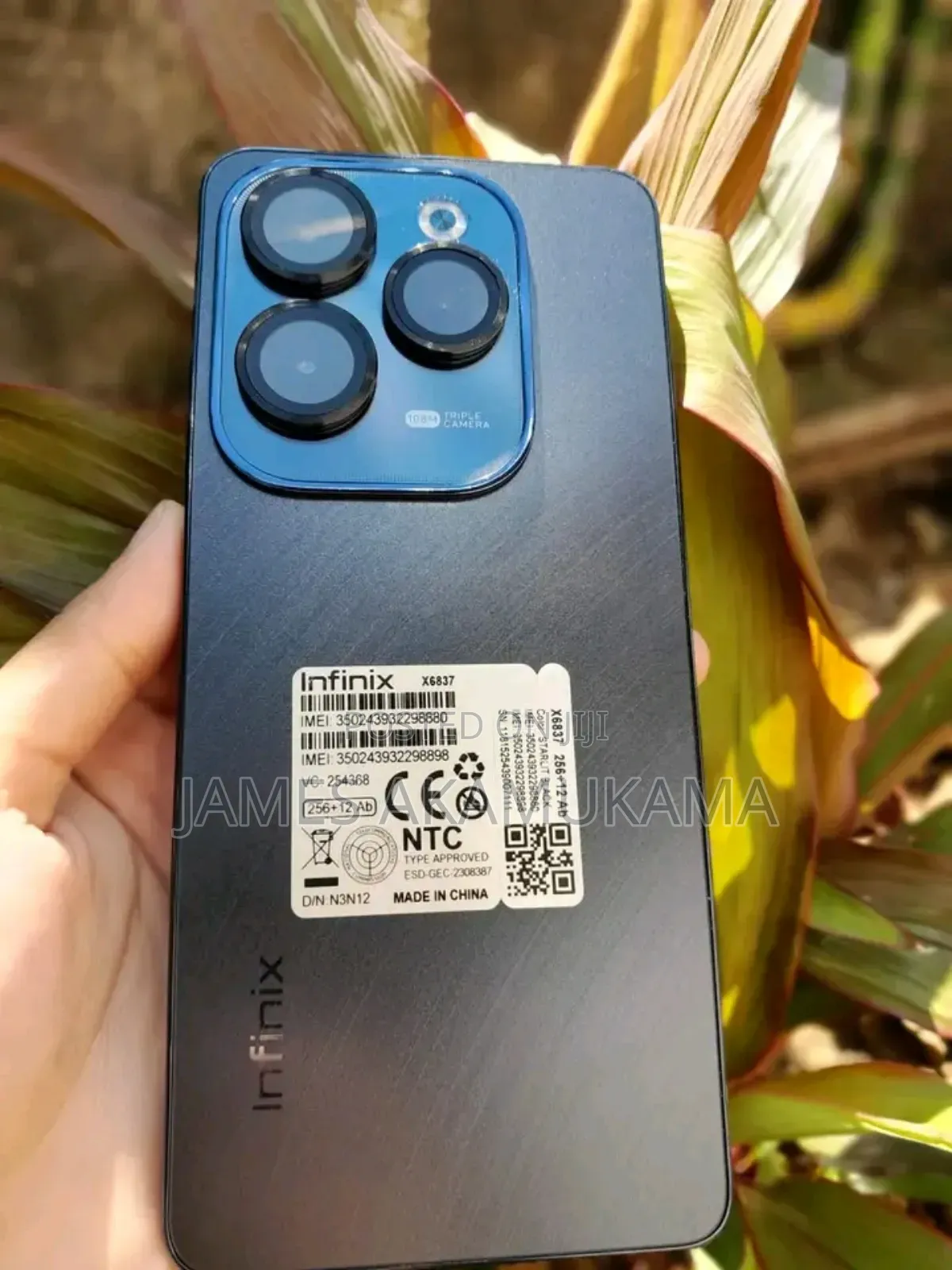 New Infinix Hot 40 Pro 256 GB Black