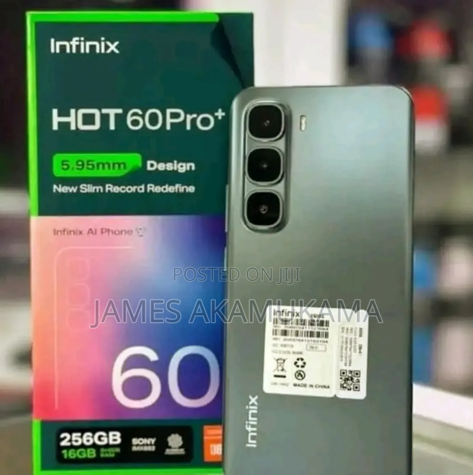 New Infinix Hot 60 Pro+ 128 GB Black