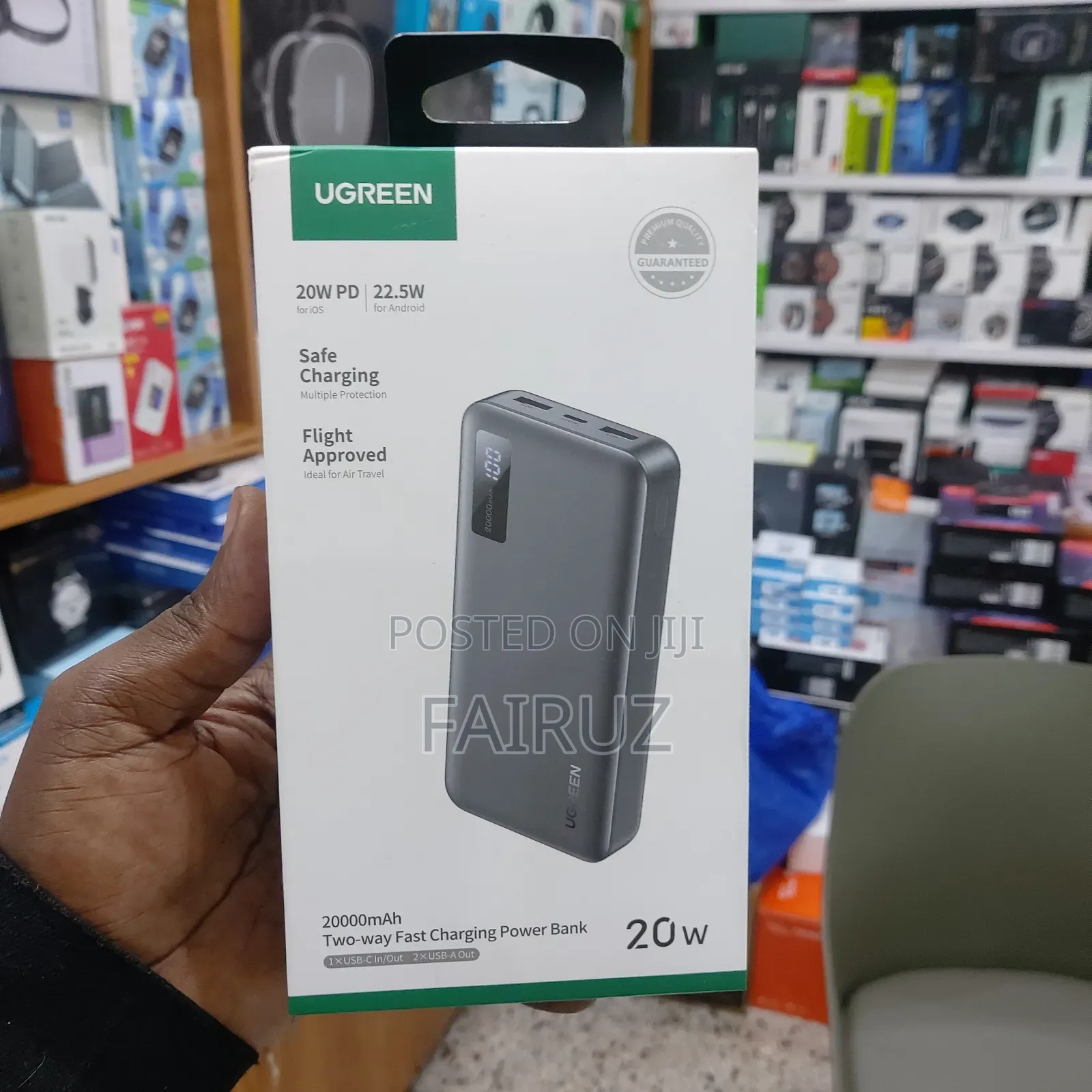 Ugreen 20w Two Way Fast Charger Power Bank 20000mah