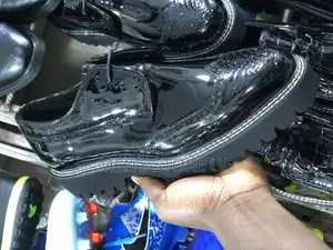 Big Sole Shiny Oxford Shoes