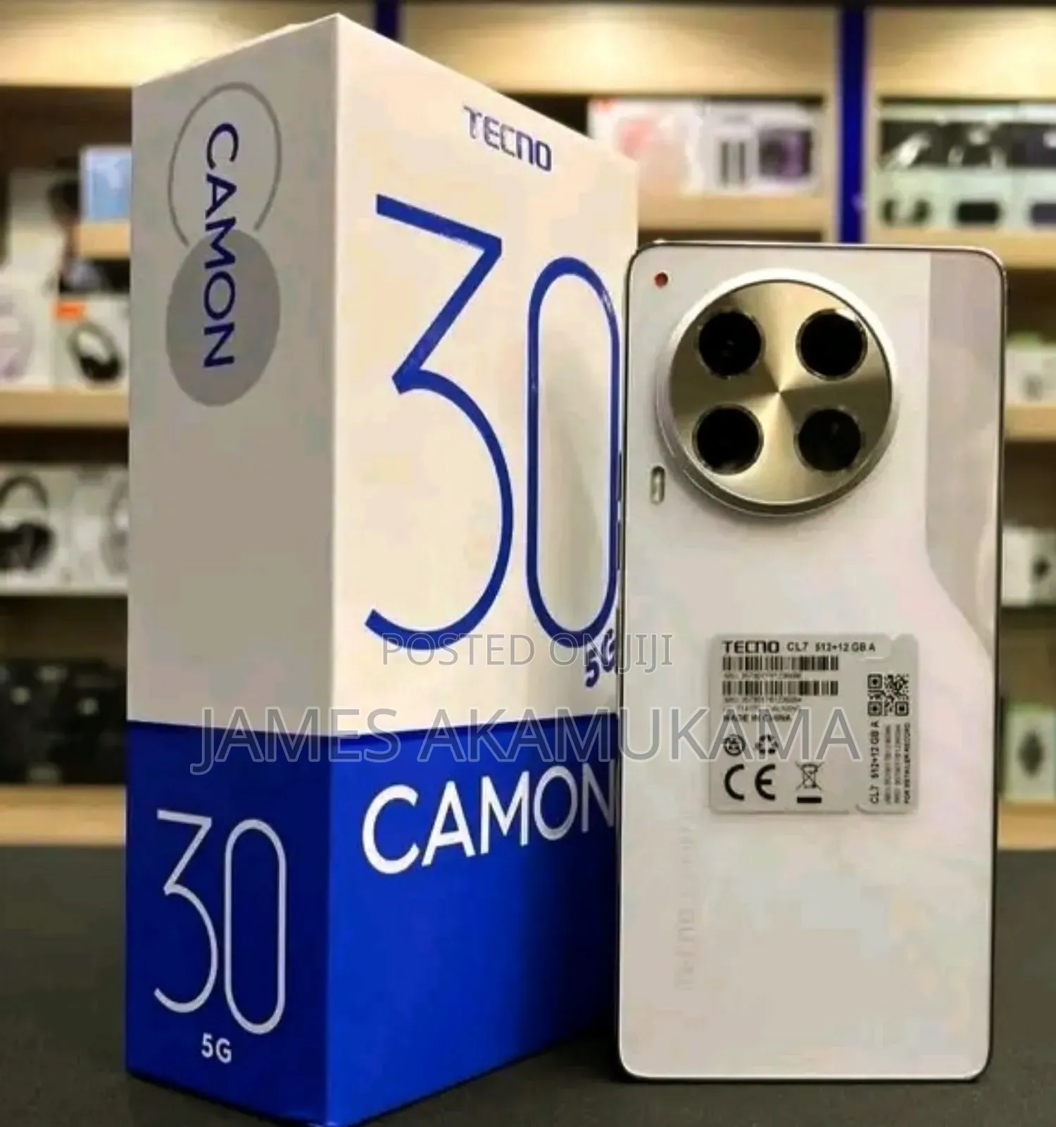 New Tecno Camon 30S Pro 256 GB Silver