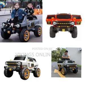Suv Big Size Electric Car for Kids, Battery Vehicle Toy, 4 Seats, Ride