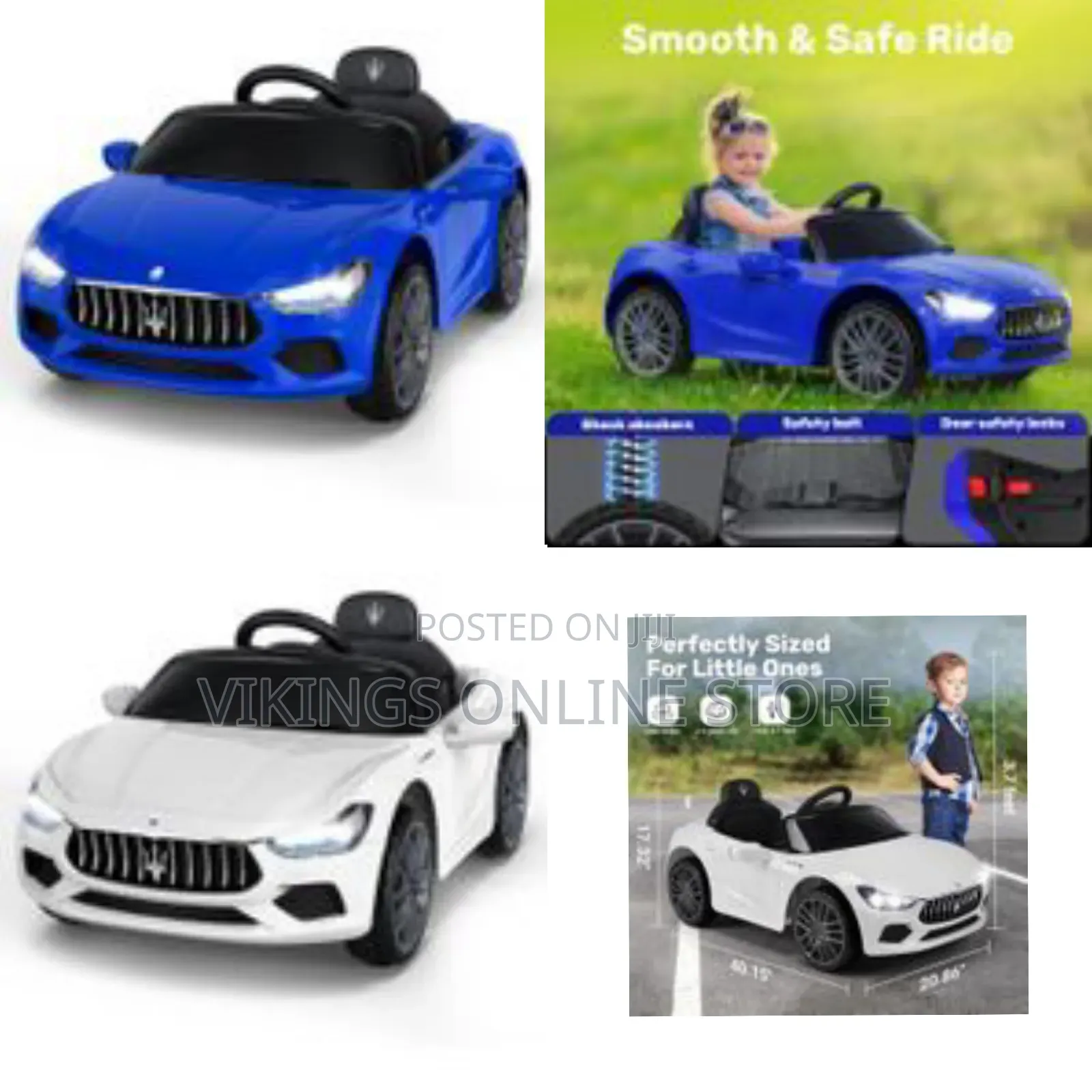 12v Licensed Maserati Kids Ride on Car, Kids Electric Vehicle Toy