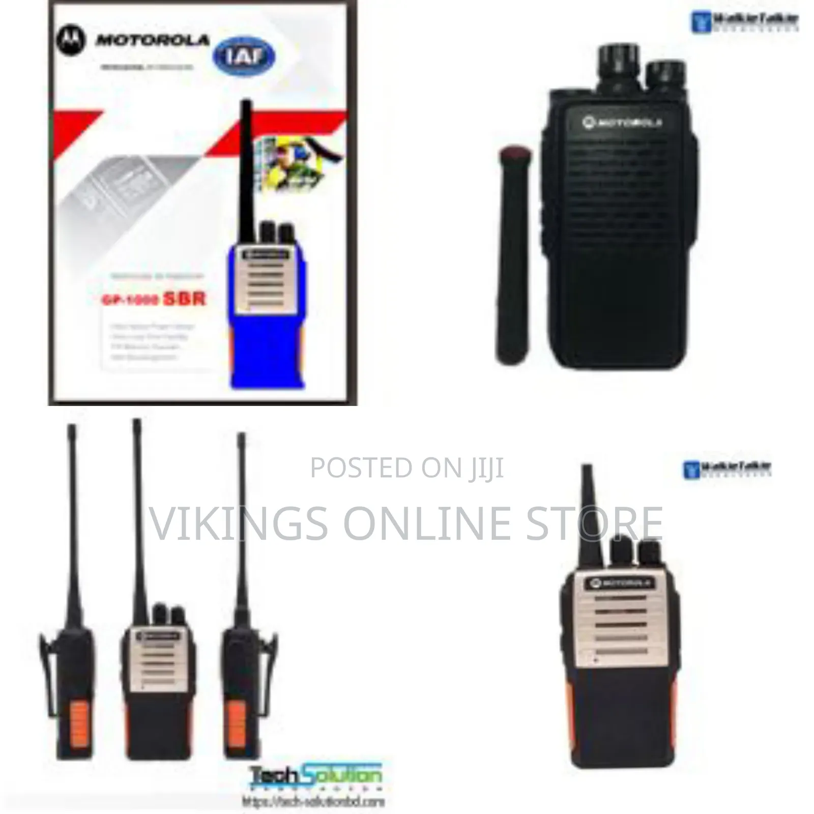 Motorola Wireless Gp1000 Long Range Walkie Talkie Two Way Radio