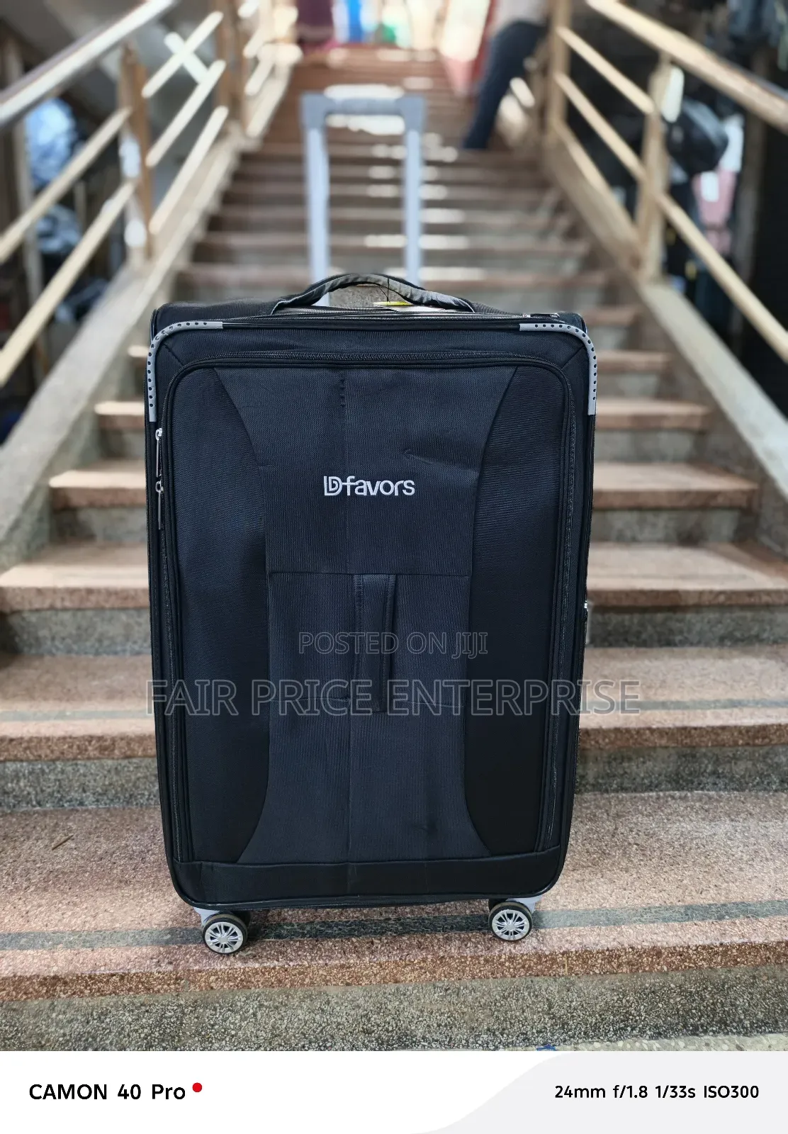Coeur Cloth Suitcases. Medium Size