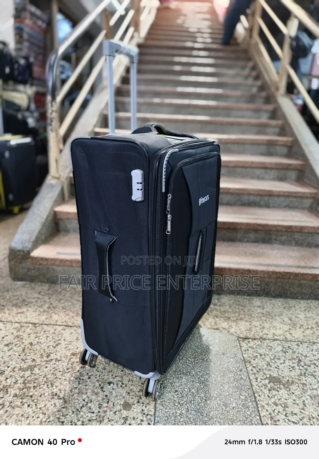 Coeur Cloth Suitcases. Medium Size
