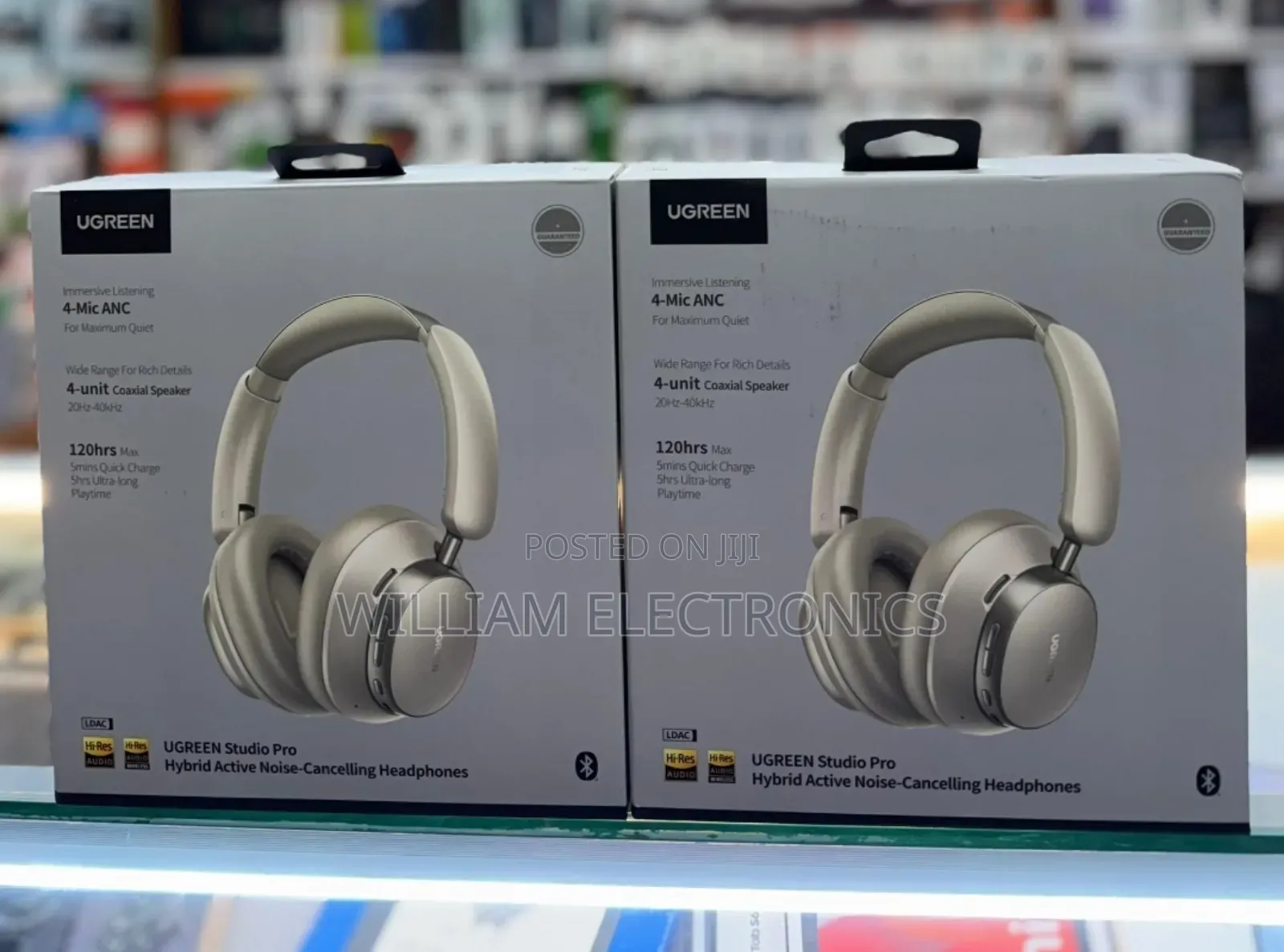 Ugreen Hp206 Studio Pro Hybrid Active Noise Cancelling Headphones