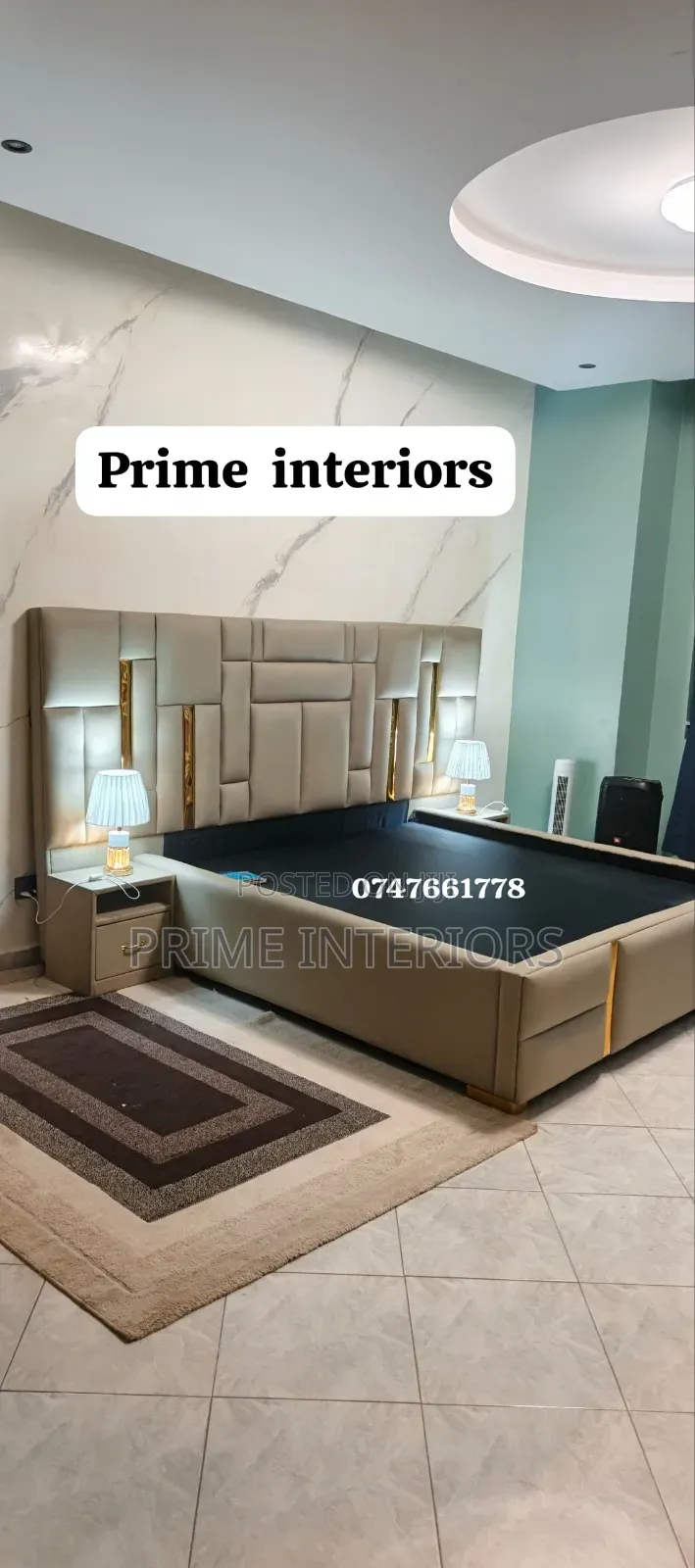 6*6 King Size Bed With Its 2 Drawers