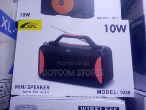 GZC Brand Portable Wireless Mini Speaker, Model 1036.