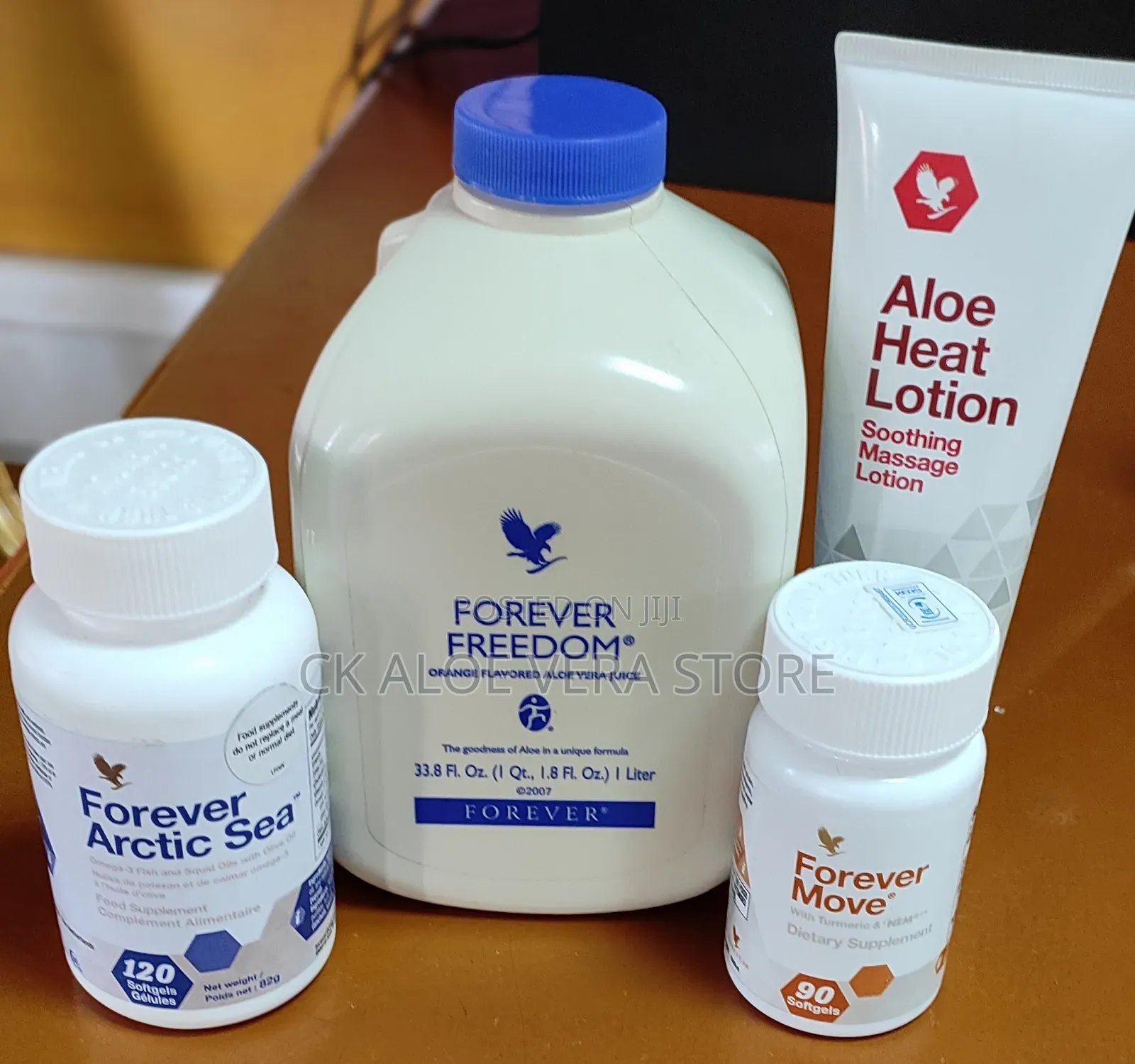 Forever Freedom, Arctic Sea, Move and Aloe Heat Lotion