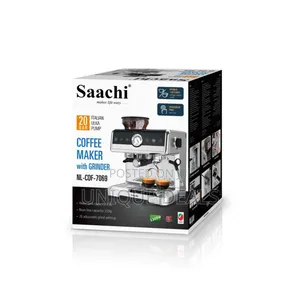 Espresso Machine With Built-in Grinder and Milk Frother