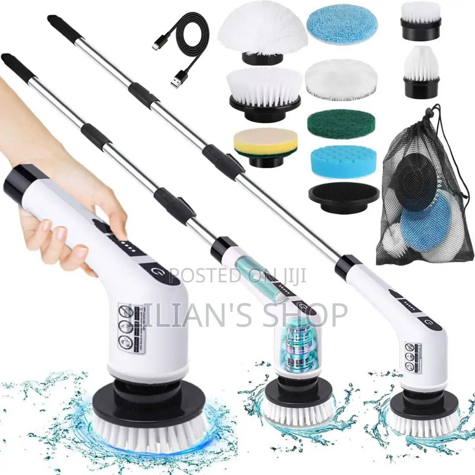 Rechargeable Electric Spin Scrubbe