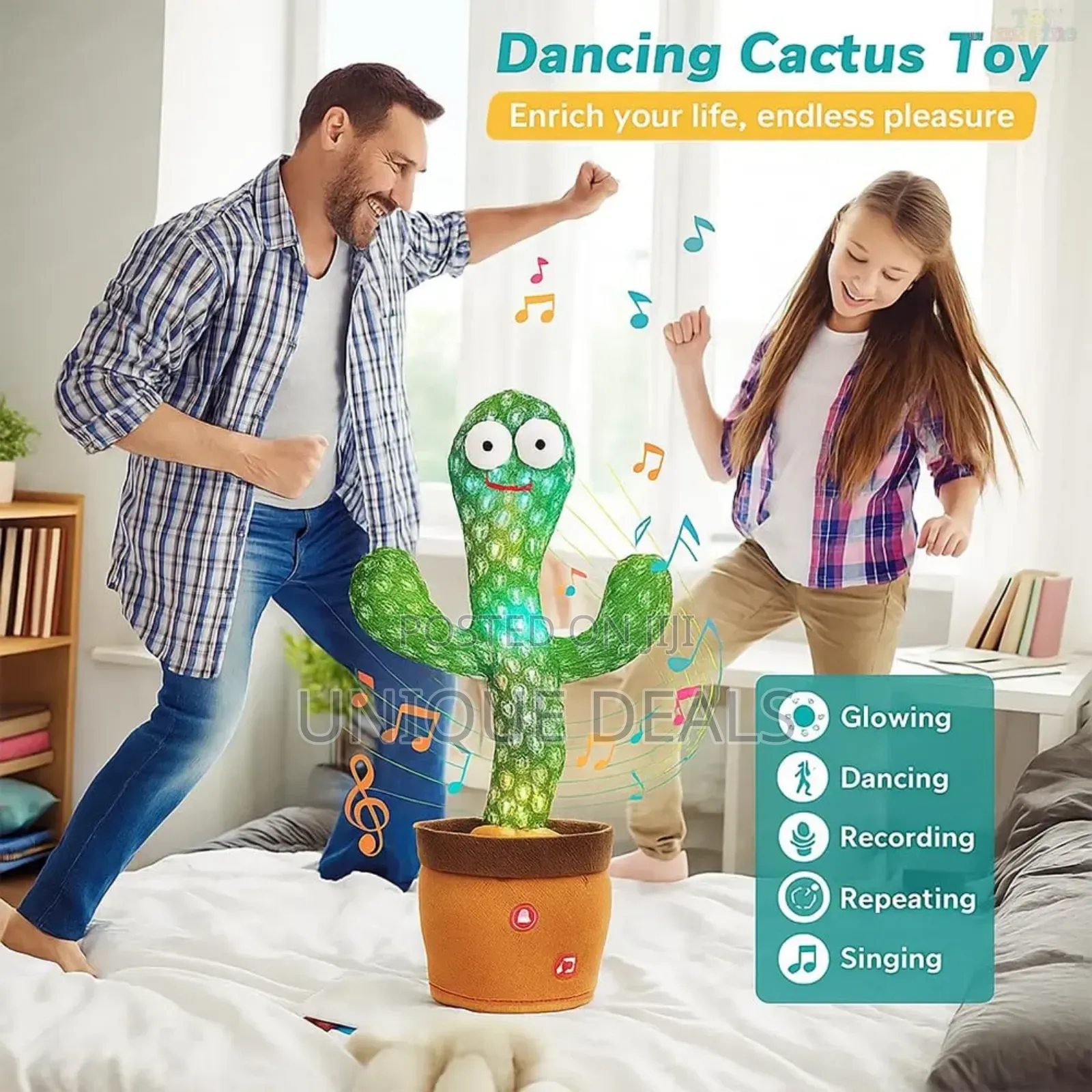 Toy Imagine Rechargeable Talking Cactus Toy for Kids
