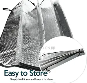Premium Quality Accordion Metallic Reflective Car Sun Shade