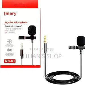 Jmary Mc-R1 Is a Wired Lavalier Lapel Microphone