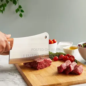 Meat Cleaver - 8-Inch Stainless Steel Blade